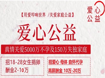 新建捐卵助孕生子 爱心志愿者招募